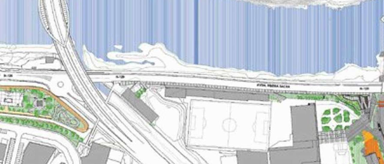 Propuesta de actuación que llevará a cabo la Xunta en el Puente Romano y la capilla. // Rep. Iñaki Osorio