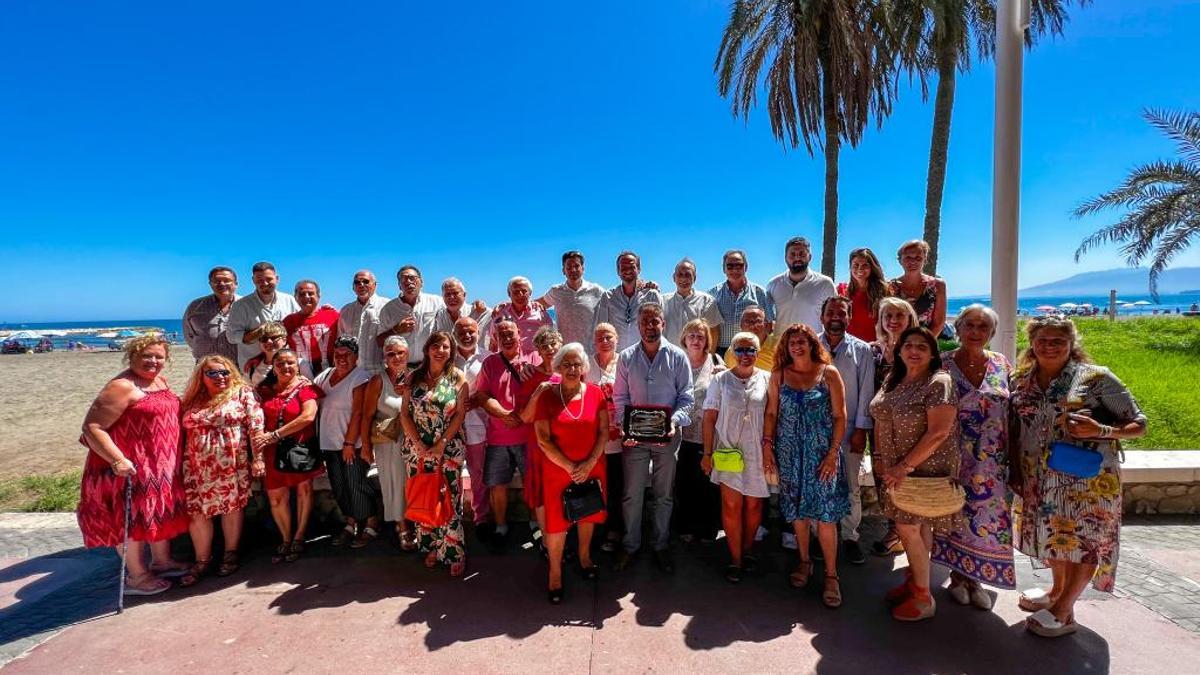 Colectivos del Palo, en el homenaje al concejal de Málaga Este Carlos Conde.