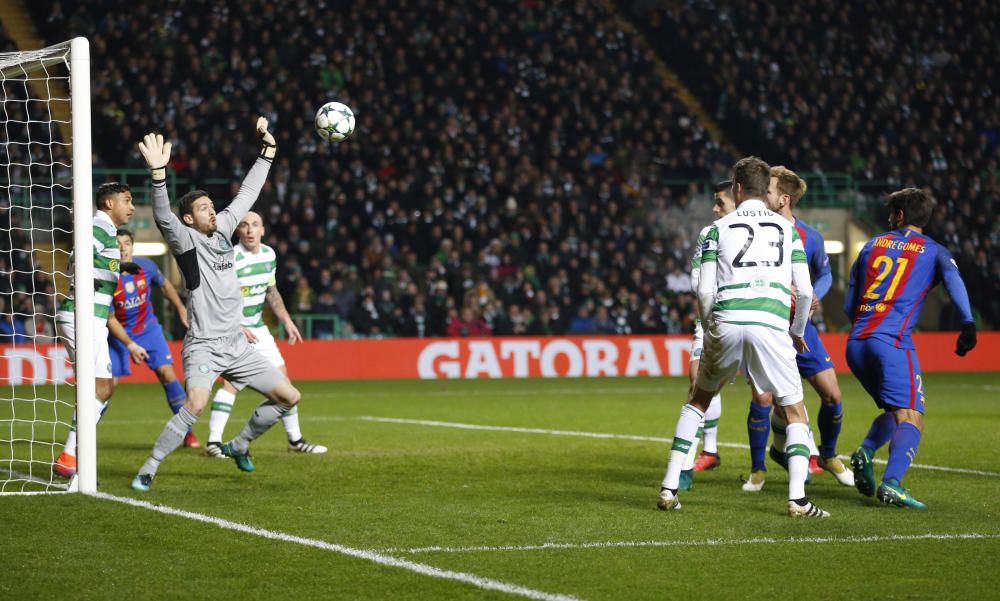 Imágenes del partido entre Celtic y Barcelona.