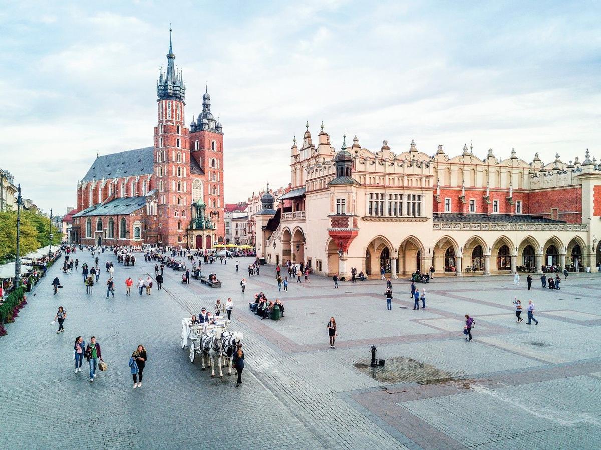 Plaza del Mercado, Cracovia