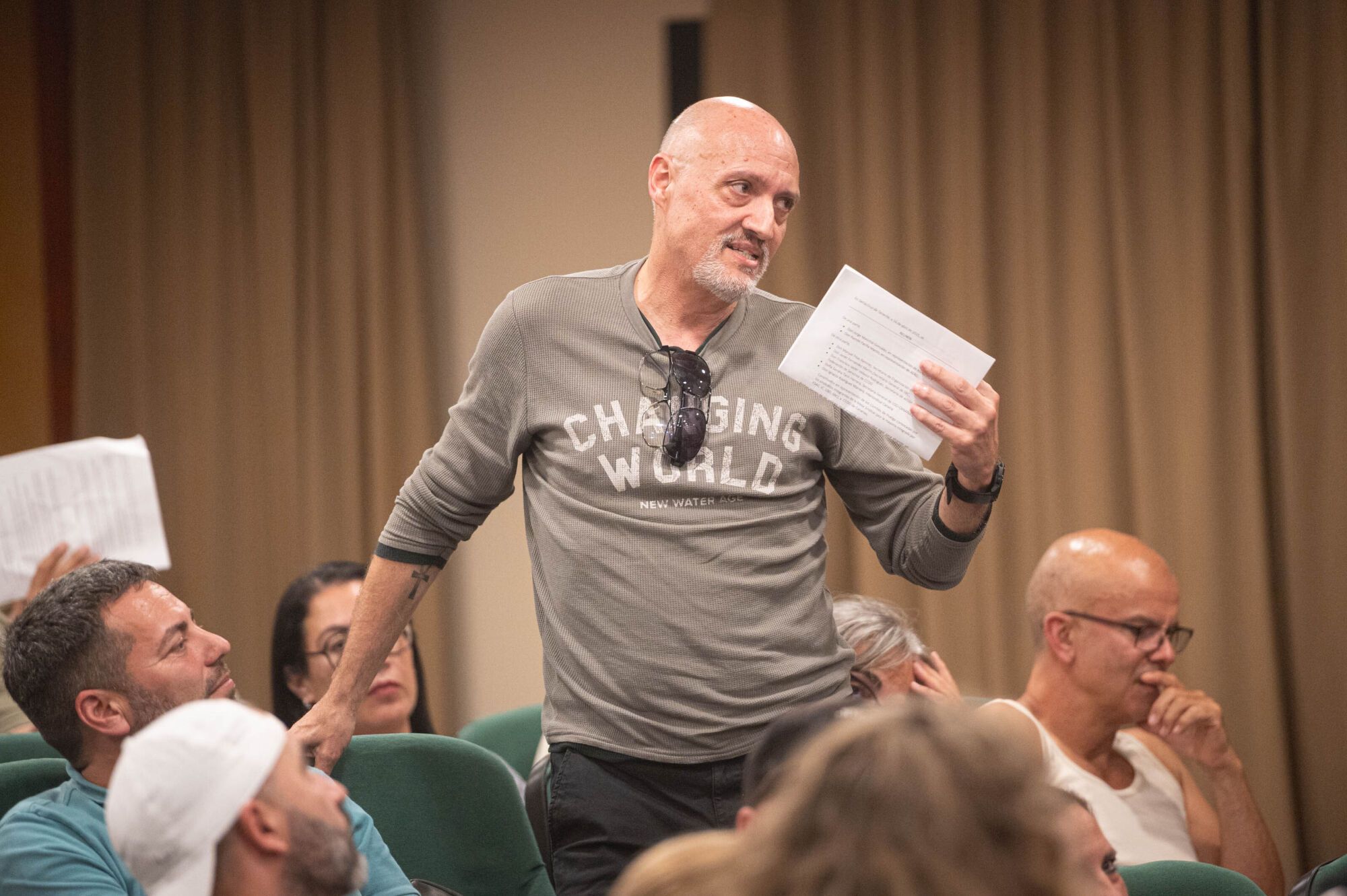 Asamblea de trabajadores del sector turístico en Tenerife