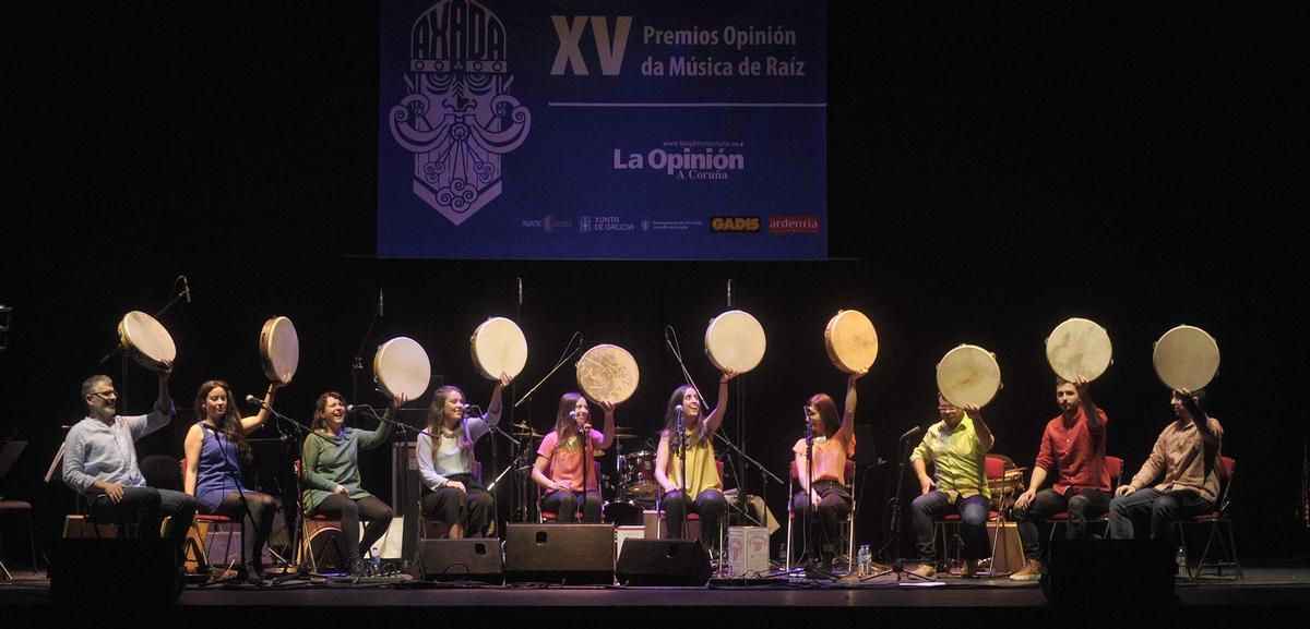Gala de los Premios Opinión da Música de Raíz.