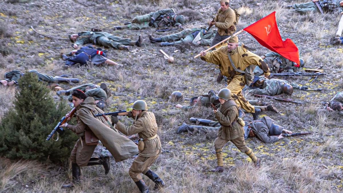 Recreadores de guerra del bando soviético, Primera y Segunda Guerra Mundial