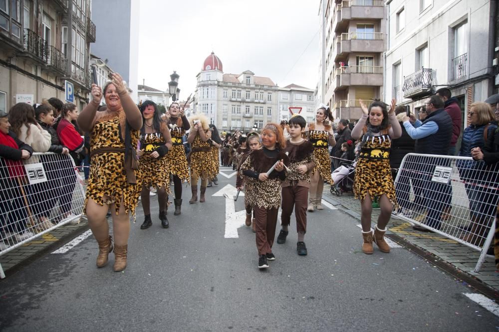 Las calles de A Estrada acogieron el desfile