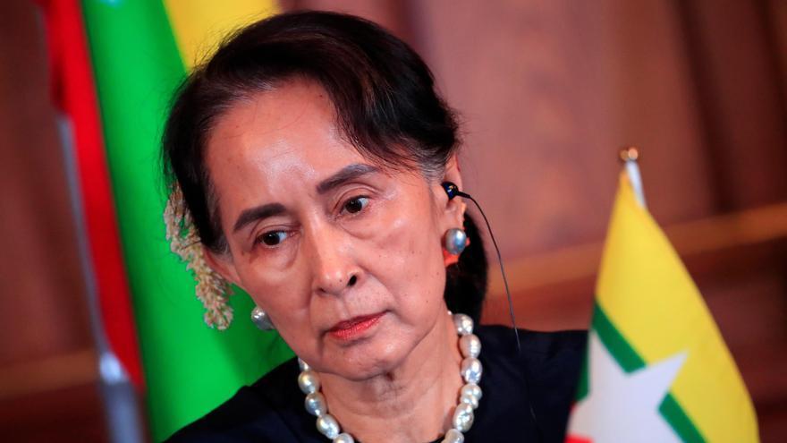 La exlíder democrática Aung San Suu Kyi.