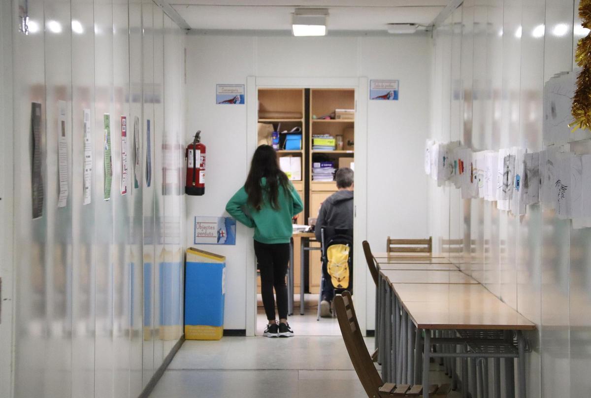 Els barracons de l'institut de Navàs