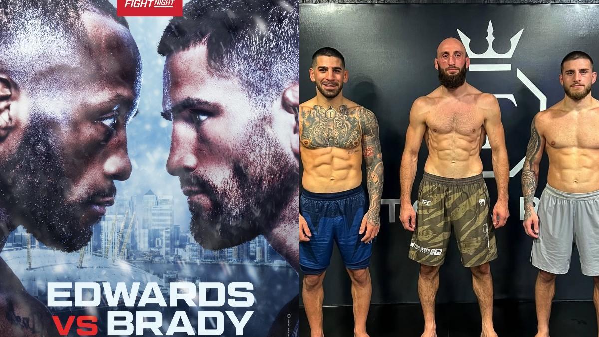 Leon Edwards y su duelo ante Sean Brady / Guram Kutatelatdze entrenando con los Topuria
