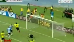 Eliminatòries per al Mundial del Brasil: Colòmbia 1- Argentina 2.