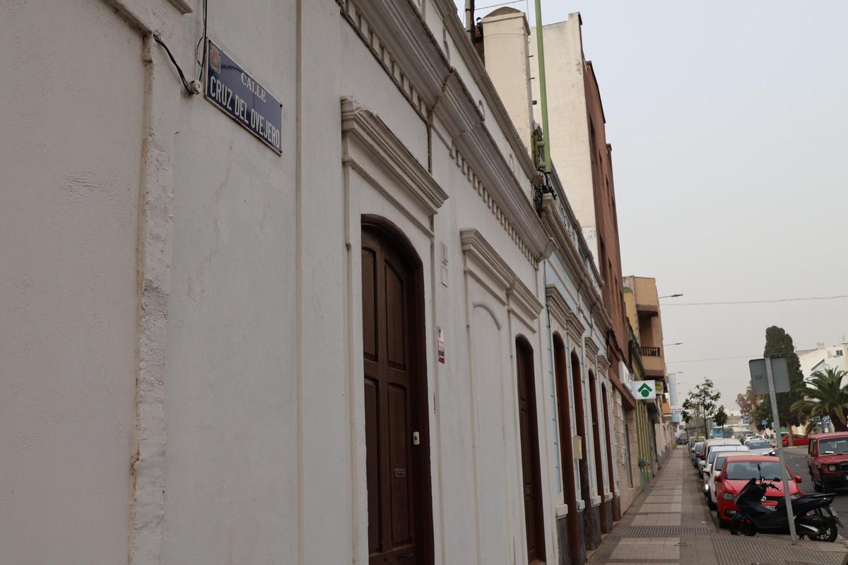 Calle Cruz del Ovejero, en Tamaraceite.