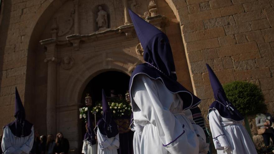 Una imagen de una Semana Santa pasada en Fuentesaúco.