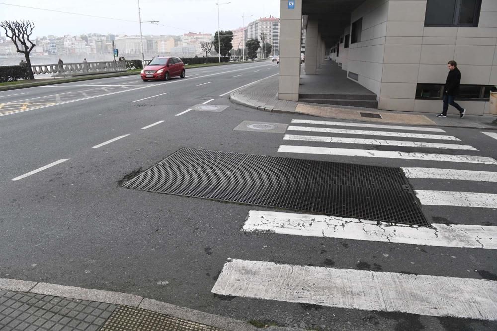 Los riesgos de ser motorista en A Coruña