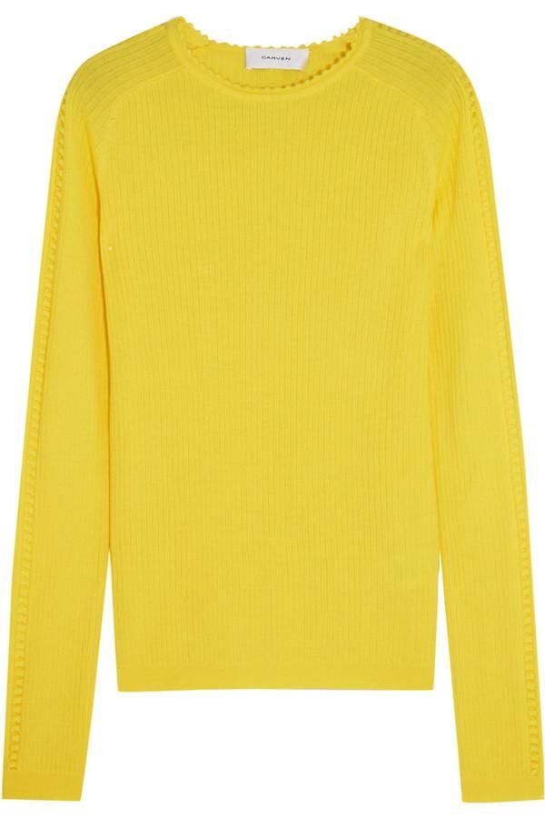 Jersey amarillo de Carven