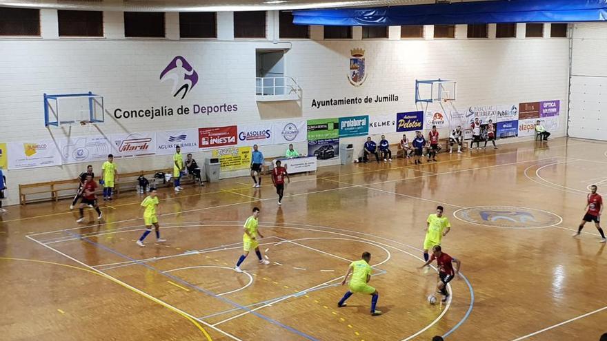 El Nueva Elda, en su visita a la cancha del jumilla.