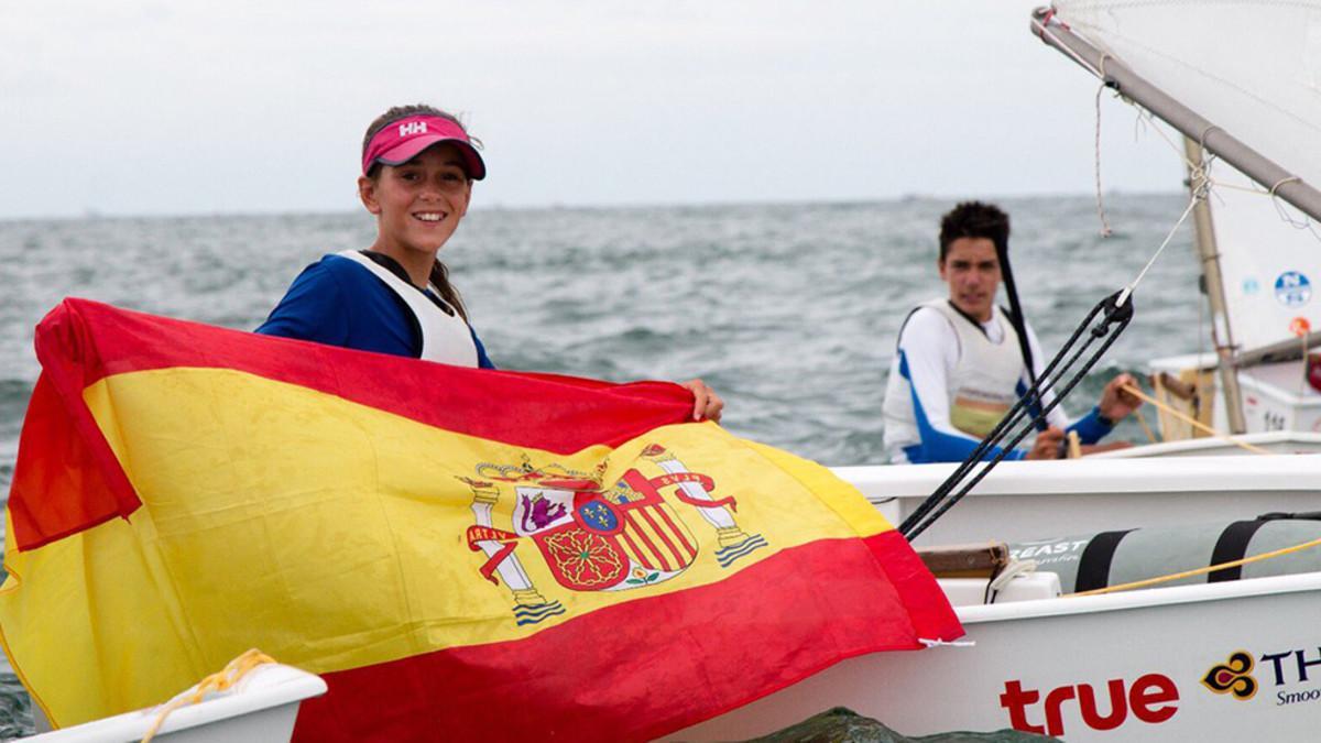 Maria Perelló, campeona mundial de clase Optimist