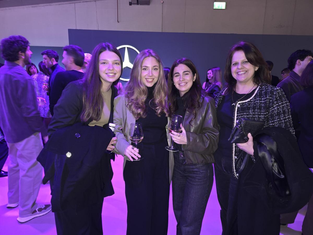 Lidia Pastor, Belén García, Rocío Morales y Emma Díaz.