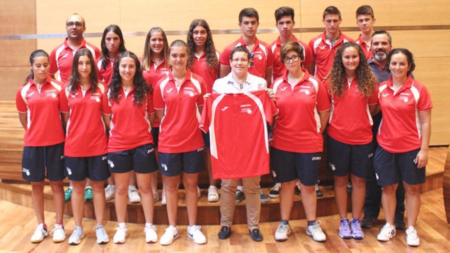 Recepción a las selecciones campeonas de Europa