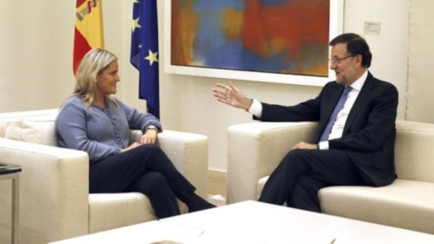 Rajoy recibe a Mari Mar Blanco en Moncloa