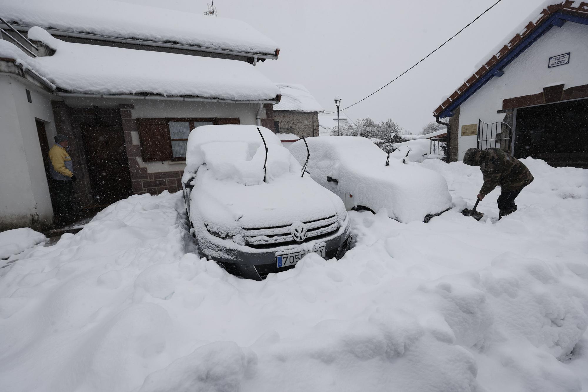 Toda Navarra en alerta naranja por nieve salvo la Ribera