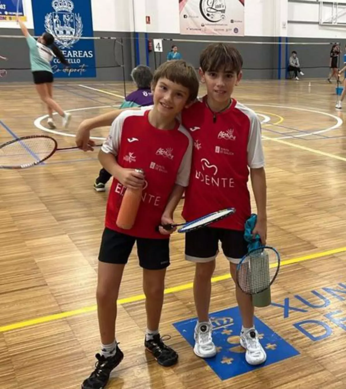 Eidan López y Álvaro de la Torre, en el Gallego