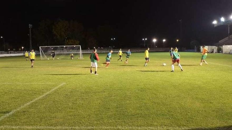 Imagen del Luciano Rubio, durante un entrenamiento.