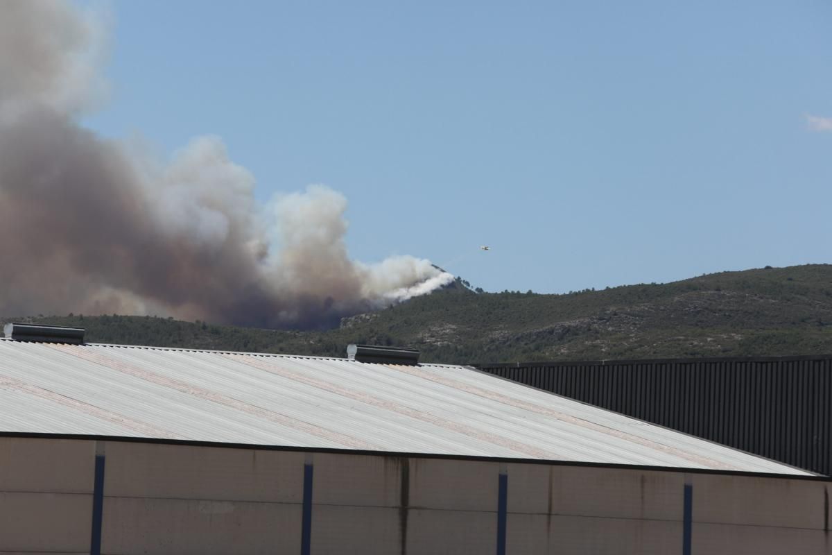 Incendio en la Serra Calderona