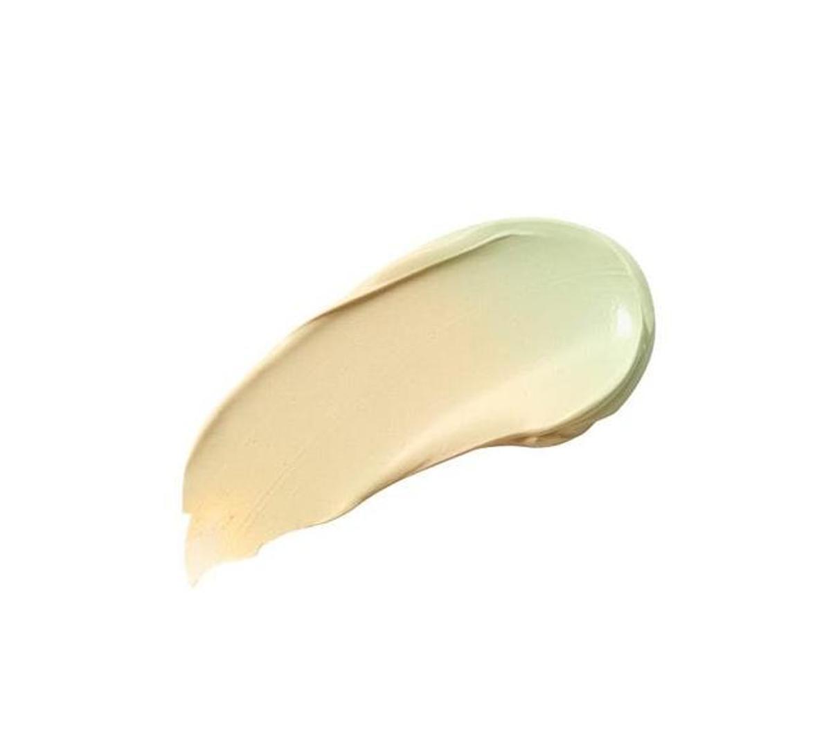 Crema hidratante de color verde