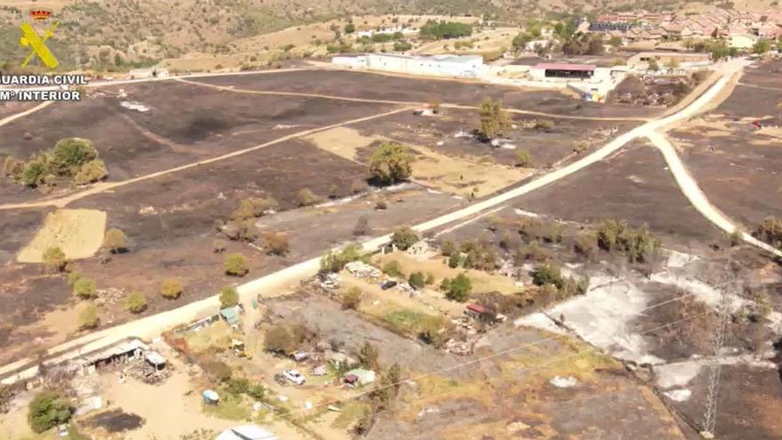 Detenido un hombre por quemar 200 hectáreas en El Molar y Pedrezuela el pasado verano