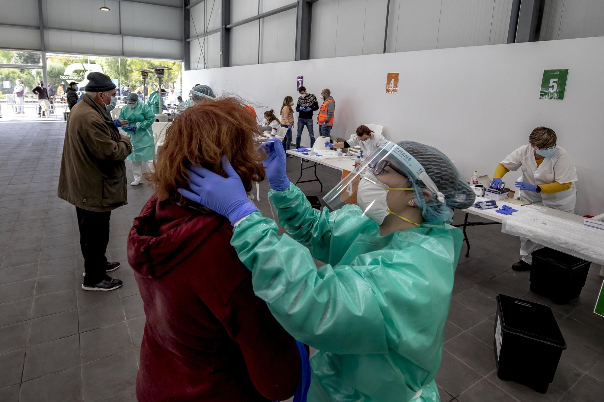 Ocho positivos con 1.050 pruebas, datos definitivos de la primera jornada de cribado en sa Pobla