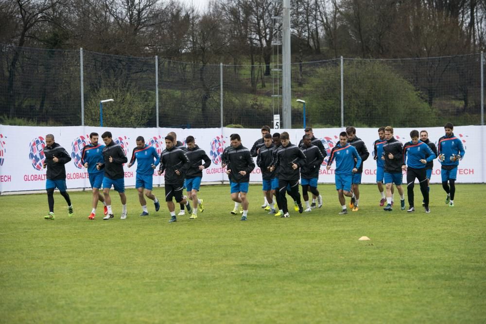 Entrenamiento del Real Oviedo