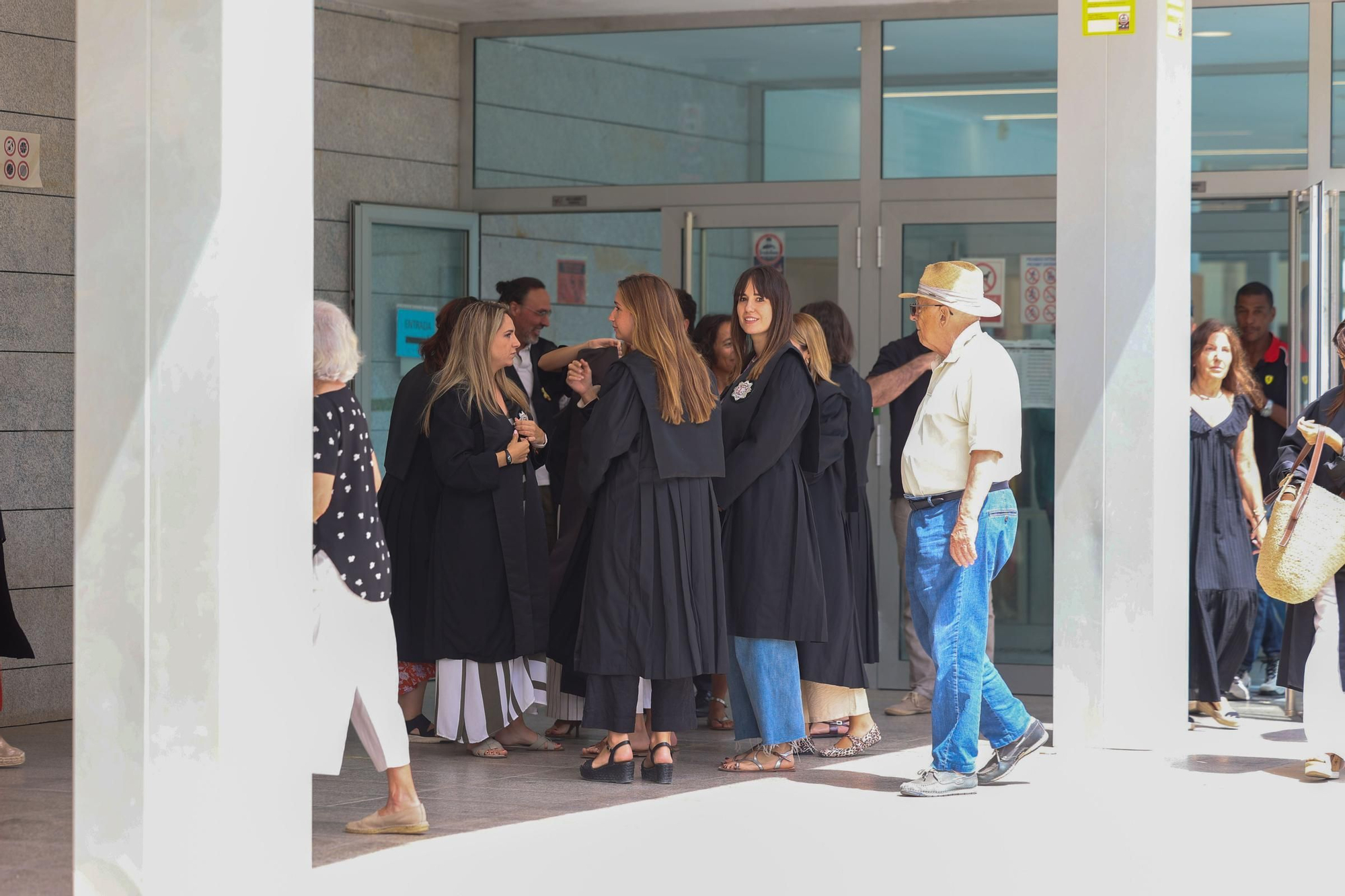Todas las imágenes de la protesta de jueces en Ibiza