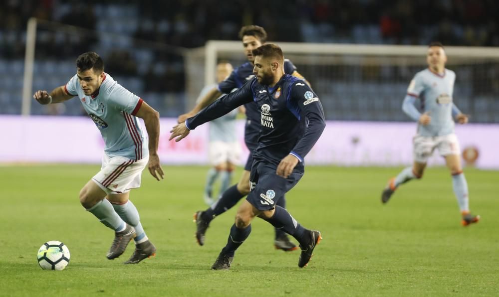 Las mejores fotos del empate entre el Celta y el Espanyol en la jornada 23 en Balaídos.