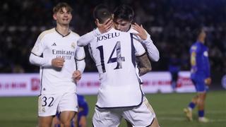 Resumen, goles y highlights de la Arandina 1 - 3 Real Madrid de los dieciseisavos de final de la Copa del Rey