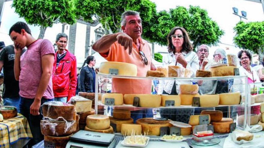 Los quesos de flor mejoran la calidad  por el aumento de los pastos en la Isla