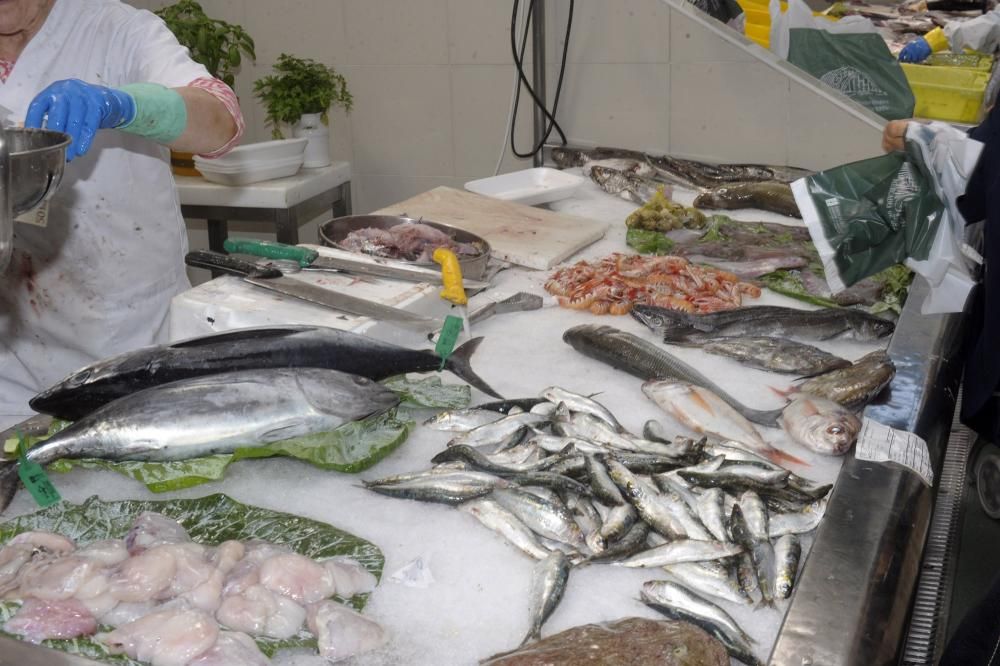 Pocas sardinas en A Coruña en vísperas de San Juan