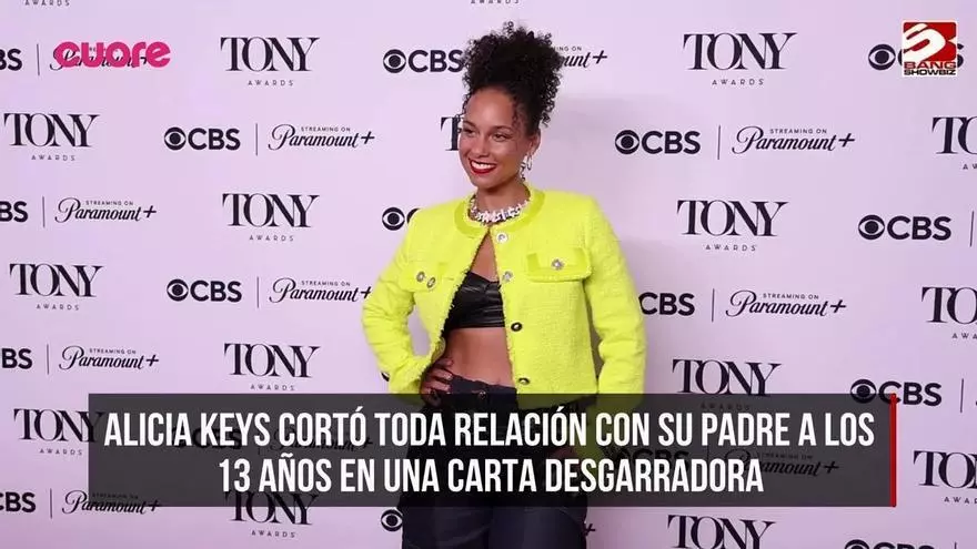 Alicia Keys y la mala relación con su padre: "No quiero falsas actuaciones"