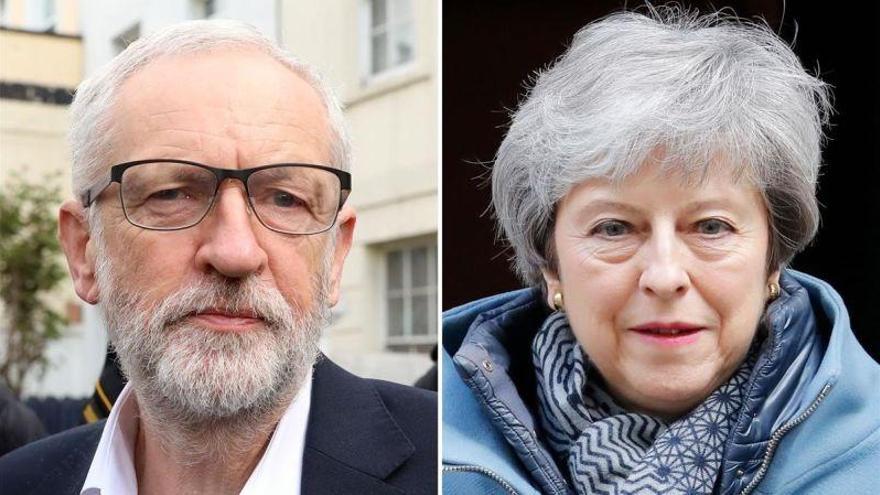 May no podrá llevar a la cumbre de Bruselas un acuerdo con Corbyn