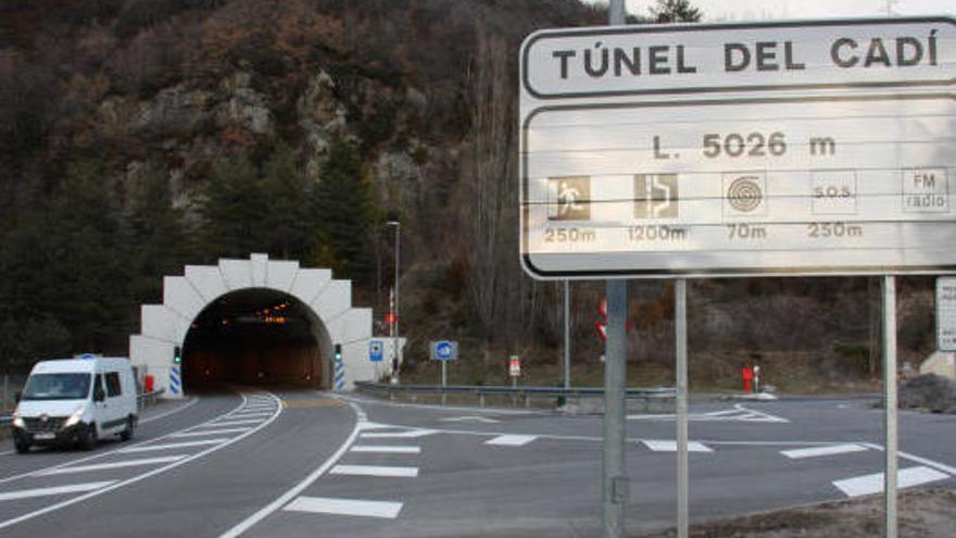 El Túnel del Cadí té el peatge més car de l&#039;Estat
