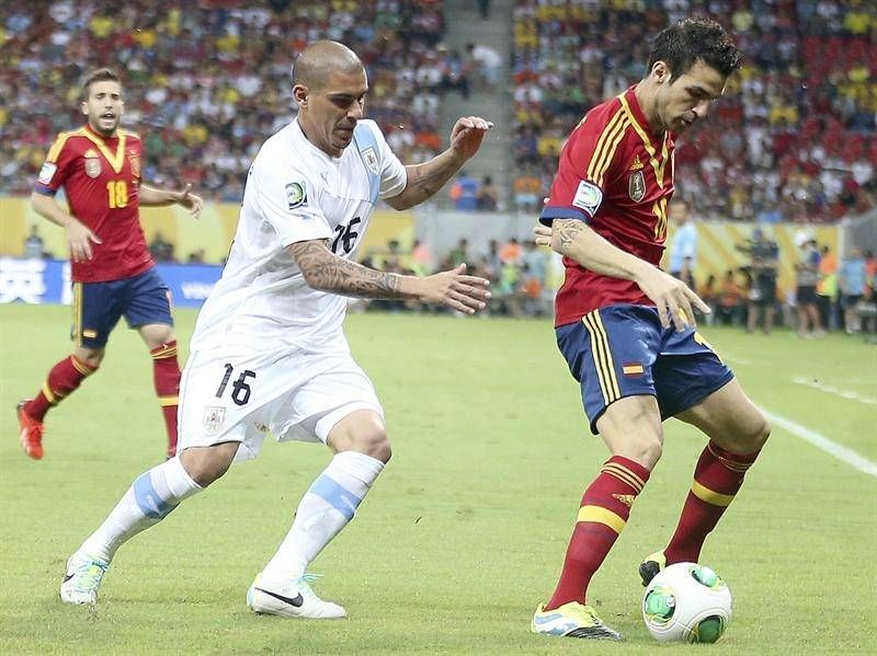 Fotogalería del triunfo de España contra Uruguay