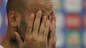 marcosl43943997 javier mascherano gestures during a press conference after a180624133023