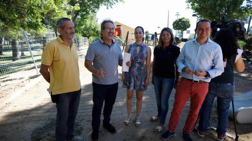 Romualdo Fernández, Francisco Guarido, Cruz Lucas, Reyes Merchán y Francisco José Requejo.