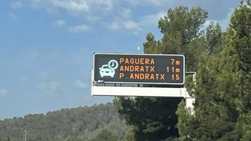 El Consell pide a la DGT que utilice los topónimos en catalán en los paneles viarios de las carreteras de Mallorca