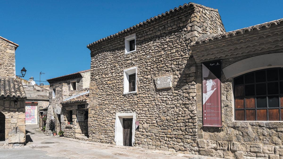 Fachada de la casa natal de Goya