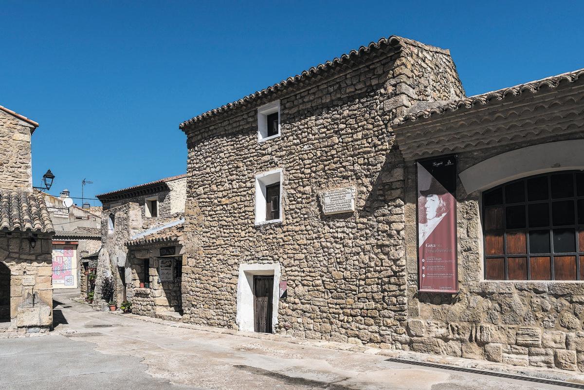 Fachada de la casa natal de Goya