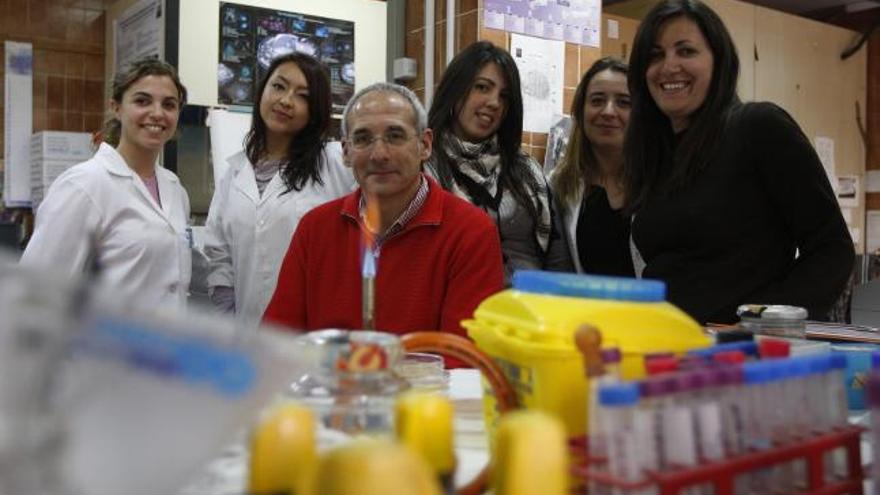 El equipo de científicos de la Facultad de Ciencias.