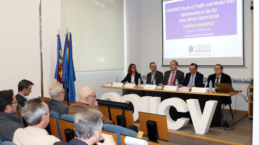 FERRMED presenta en el Colegio Oficial de Ingenieros Industriales de la Comunitat Valenciana (COIICV) el Informe Final del “Study of Traffic and Modal Shift optimisation in the EU”