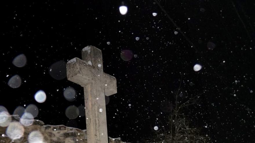 GALERÍA | La nieve del temporal Filomena llega a Aliste