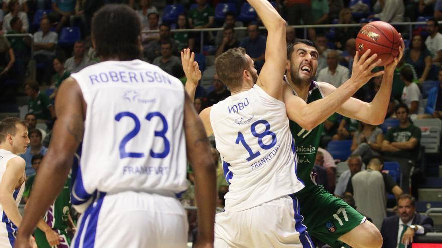 El Unicaja ganó el pasado martes al Fraport Skyliners con autoridad.