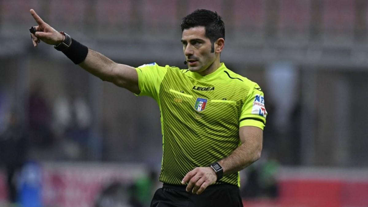Fabio Maresca, árbitro del Roma-Milan que ha sido sancionado