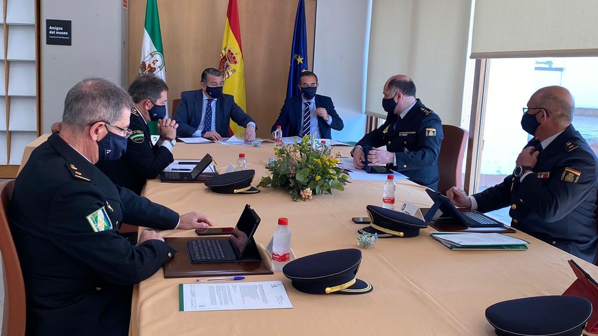 Junta Regional de la Policía Adscrita, que ha tenido lugar este jueves en el Museo Arqueológico de Córdoba