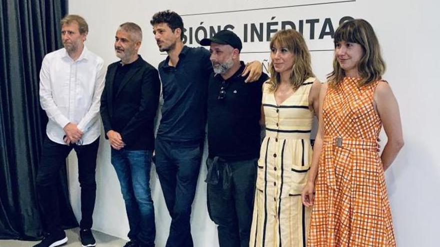 David Barro, Iñaki Martínez, Lois Patiño, Alfonso Zarauza, Xisela Franco y Mónica Maneiro (i-d).